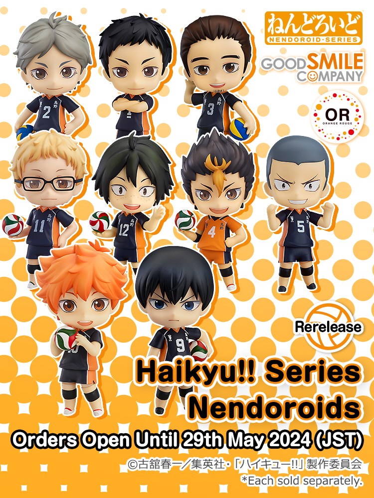 Haikyu!! Series Nendoroids Rerelease