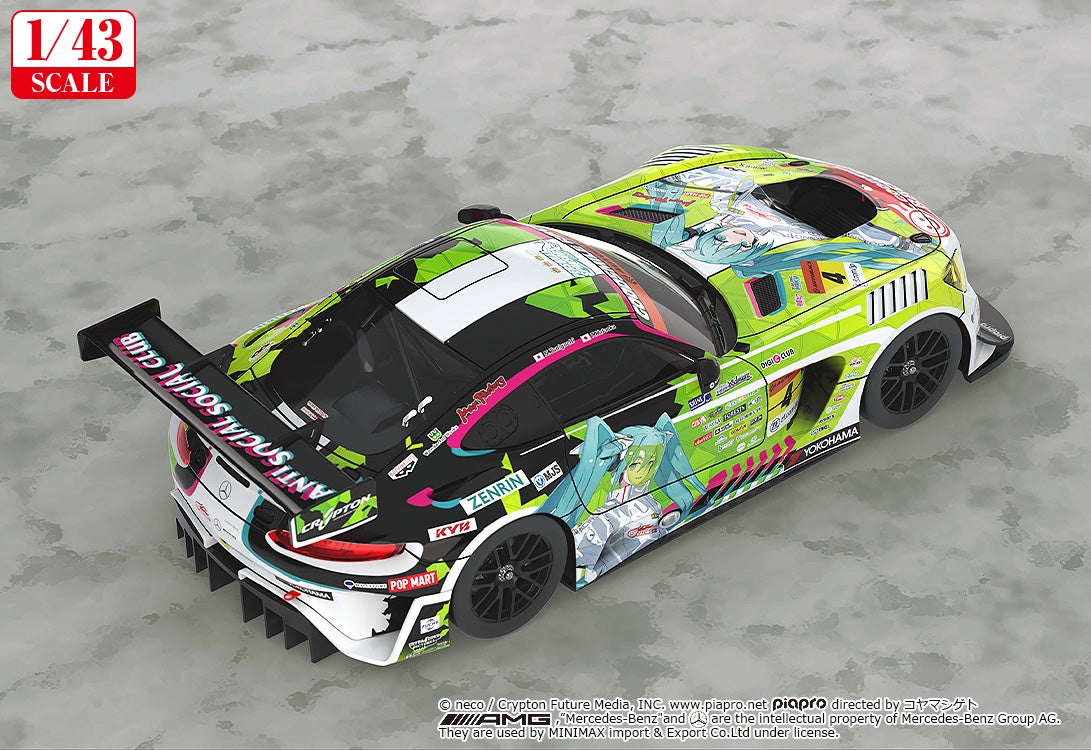 1/43 グッドスマイル 初音ミク AMG 2022 開幕戦Ver.｜グッドスマイル