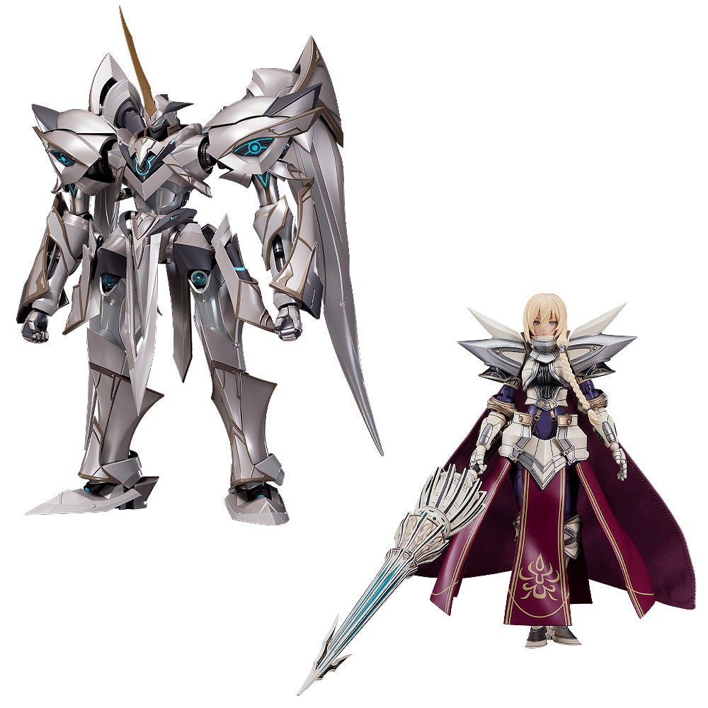 PLAMATEA 《鋼の聖女》アリアンロード+MODEROID 《銀の騎神》アルグ