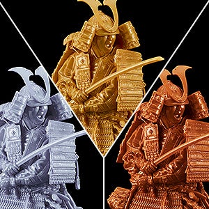 PLAMAX 1/12 鎌倉時代の鎧武者 黄金の装 Gold color edition/白銀の装 Silver color edition/赤銅の装 Copper color edition