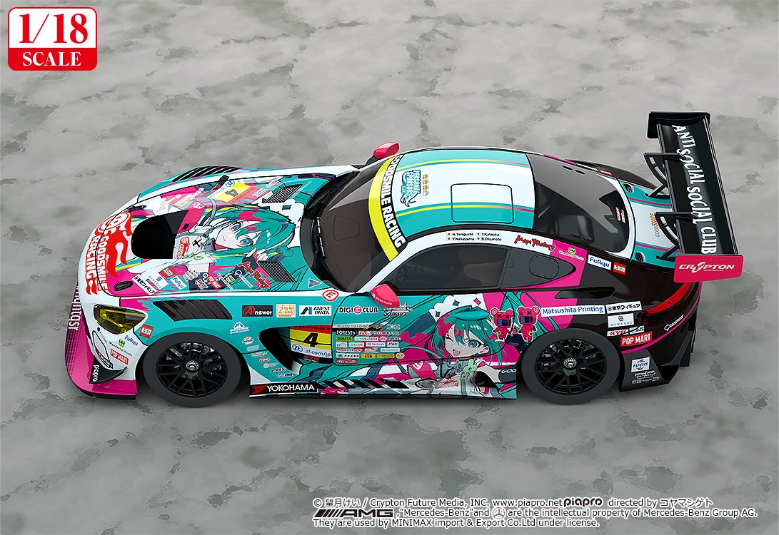1/18 グッドスマイル 初音ミク AMG 2025 開幕戦Ver.｜グッドスマイル