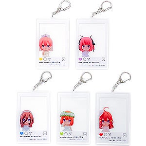 五等分の花嫁∽ ねんどろいどぷらす フォトフレーム風アクリルキーホルダー 中野一花/中野二乃/中野三玖/中野四葉/中野五月