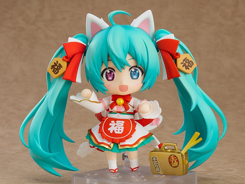ねんどろいど 初音ミク 招きミクVer. 専用猫座布団つきキャラアニ.com