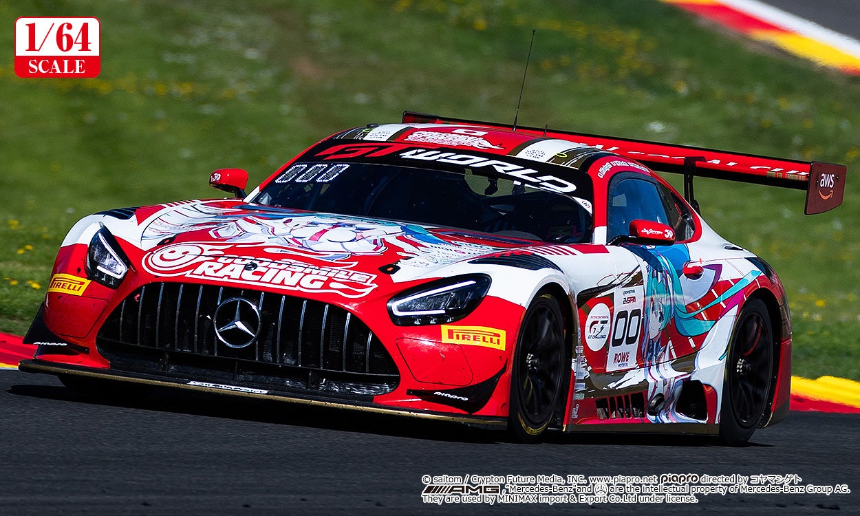 1/64 グッドスマイル 初音ミク AMG 2025 SPA24H Ver.｜グッドスマイル