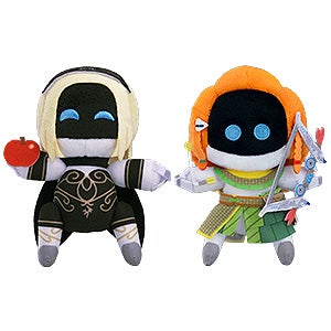 ASTROBOT てのりぬいぐるみ Gravity Daze:Kitten bot/Horizon:Aloy bot