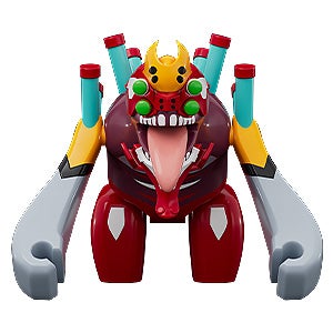 BRICKROID Evangelion Unit 02 Beast Form 2nd Phase (Type 1)