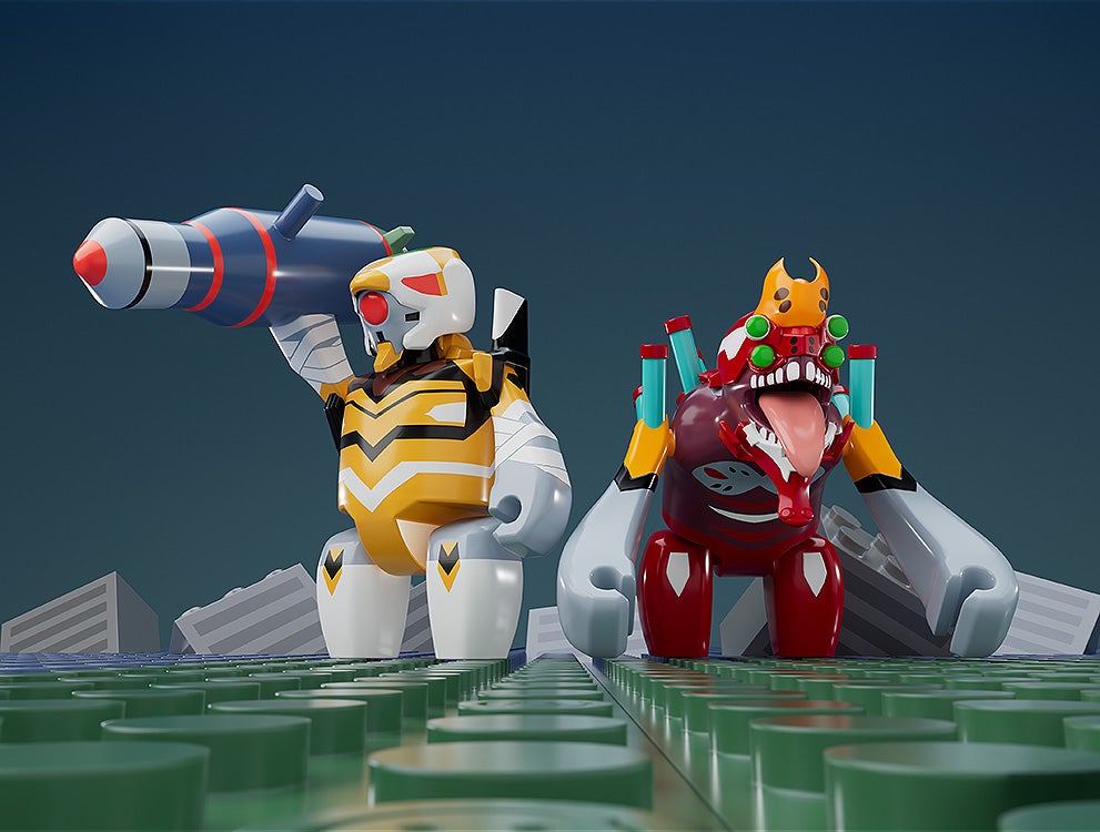 BRICKROID エヴァンゲリオン2号機 獣化第2形態｜グッドスマイル