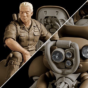 PLAMAX minimum factory MF-95 巴特 with 攻殼車