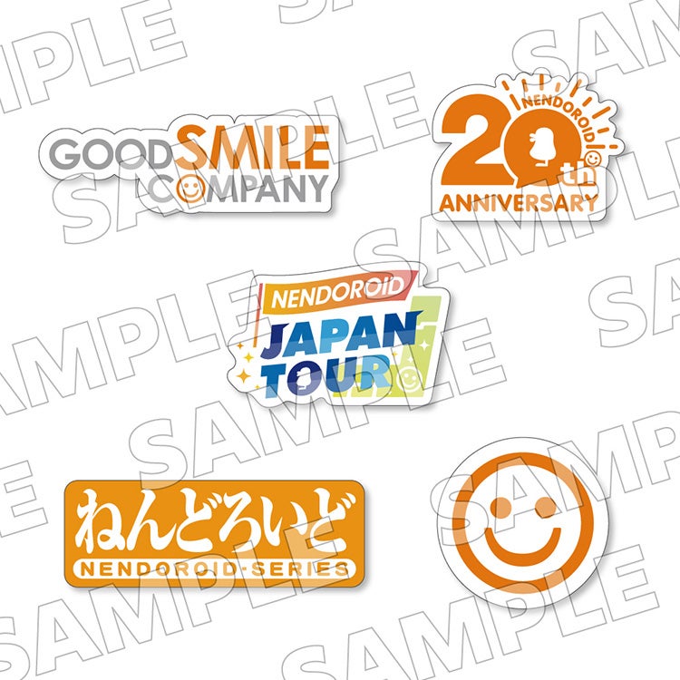 Smile（╹◡╹）2点 Logo Sticker Set｜Good Smile Company
