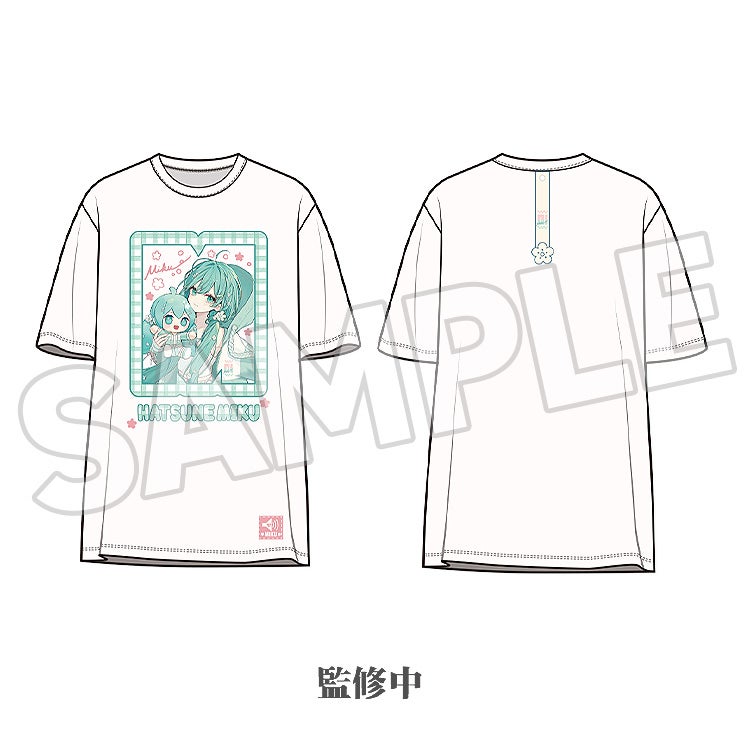 初音ミク ミクハグシリーズ Tシャツ フラワーVer.｜グッドスマイル