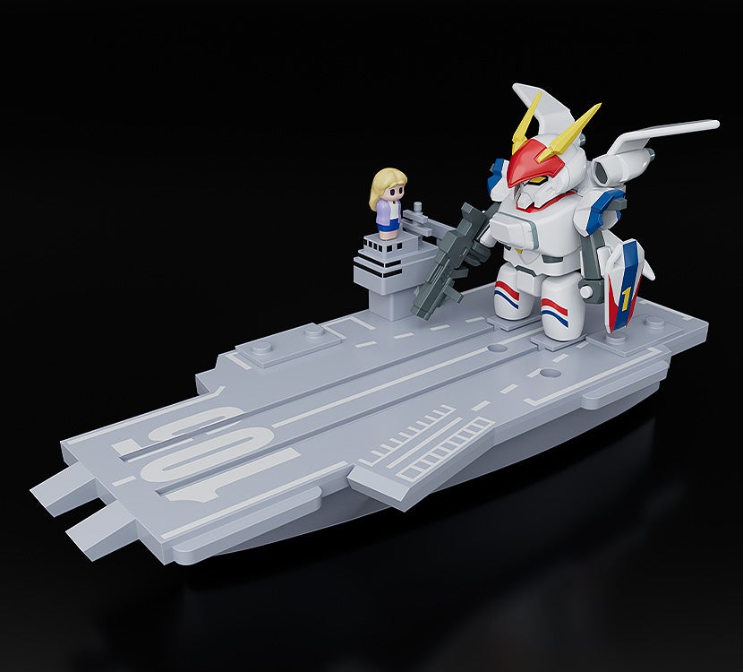 連ドラグナー BRICKROID ドラグナー1(Opening ver.)＆空母セット｜グッドスマイル