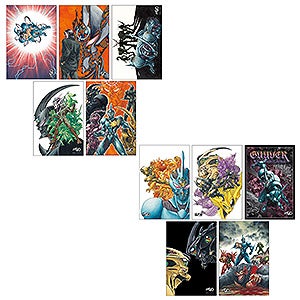 ガイバー40周年記念展 ポストカードセットA/B