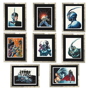 ガイバー40周年記念展 複製原画B/C/D/E/F/G/H/I