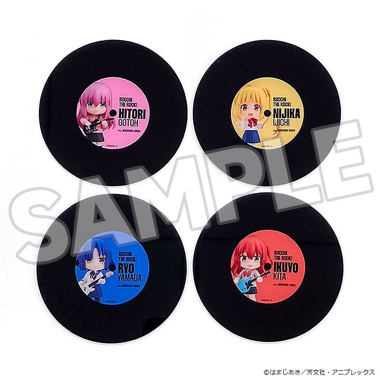 ぼっち・ざ・ろっく！ ねんどろいどぷらす レコード風コースター 後藤ひとり