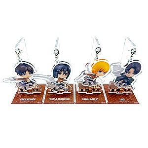 進撃の巨人 ねんどろいどぷらす アクリルスタンド エレン/ミカサ/アルミン/リヴァイ