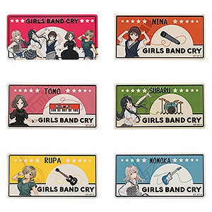 GIRLS BAND CRY トレーディングナンバープレート風マグネット（全6種）