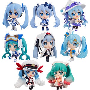 (Box) Blind Box Series: Snow Miku All Stars Figure Collection Vol. 1 (8 Pieces)