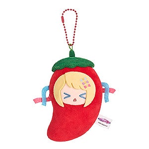 NEEDY STREAMER OVERLOAD Needy Streamer Chinese Restaurant Series Chili Pepper Plushie Mascot Keychain