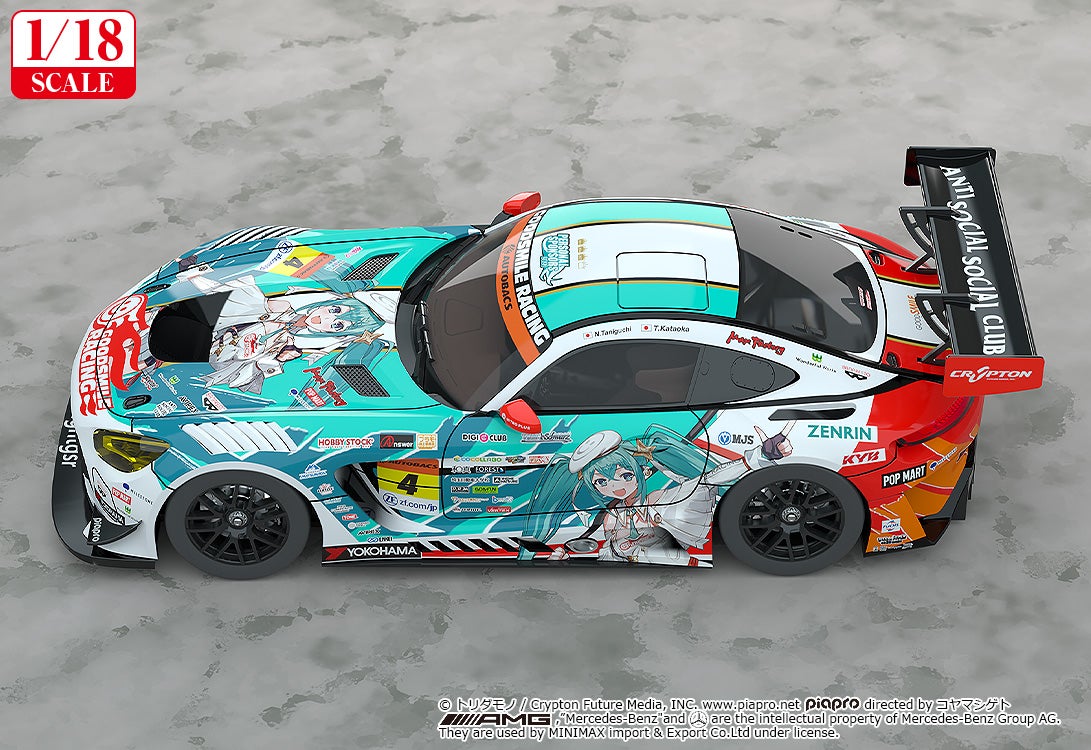 1/18 グッドスマイル 初音ミク AMG 2023 開幕戦Ver.｜グッドスマイル