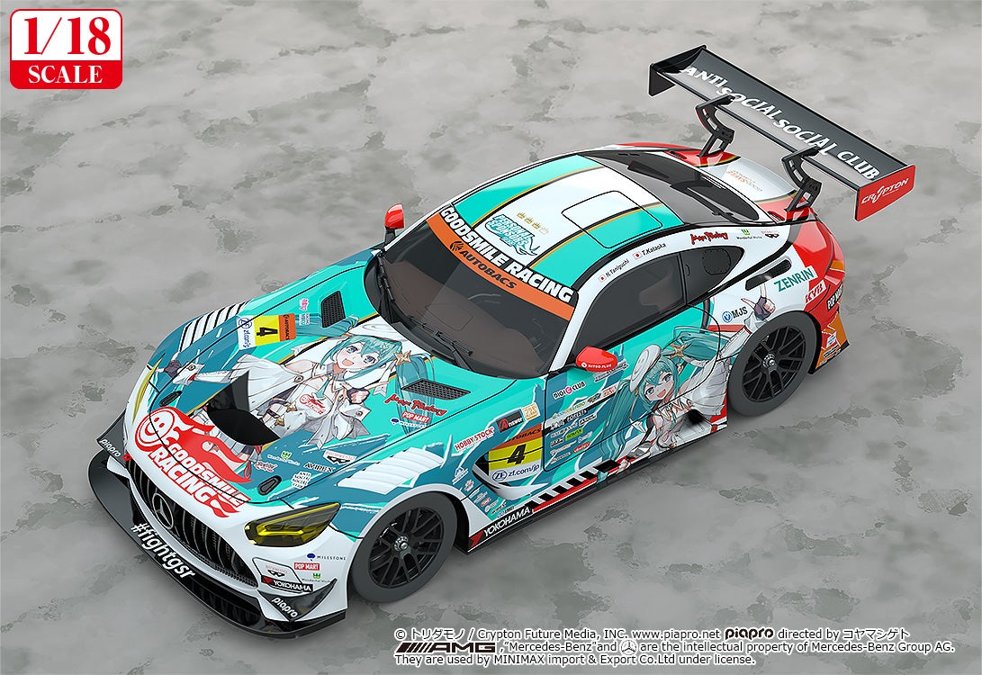 1/18 グッドスマイル 初音ミク AMG 2023 開幕戦Ver.｜グッドスマイル