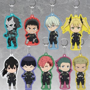 Kaiju No. 8 Nendoroid Plus Acrylic Keychain Kaiju No. 8/Kafka Hibino/Reno Ichikawa/Kikoru Shinomiya/Mina Ashiro/Soshiro Hoshina/Iharu Furuhashi/Haruichi Izumo/Aoi Kaguragi