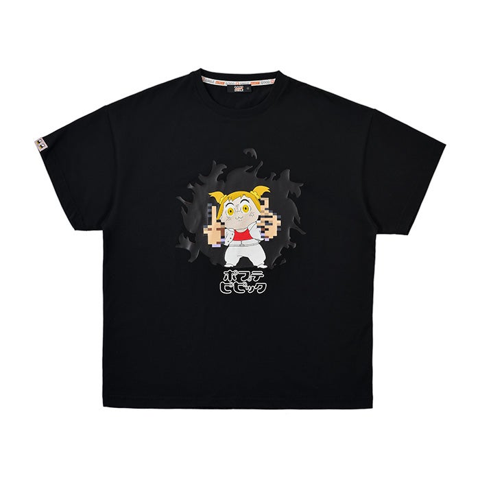 TVアニメ「ポプテピピック」シリーズ Tシャツ ポプ子 ファイヤー