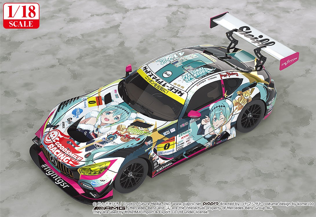 クルミ様 1/18 グッドスマイル初音ミク AMG 2018最終戦Ver.｜グッドスマイル