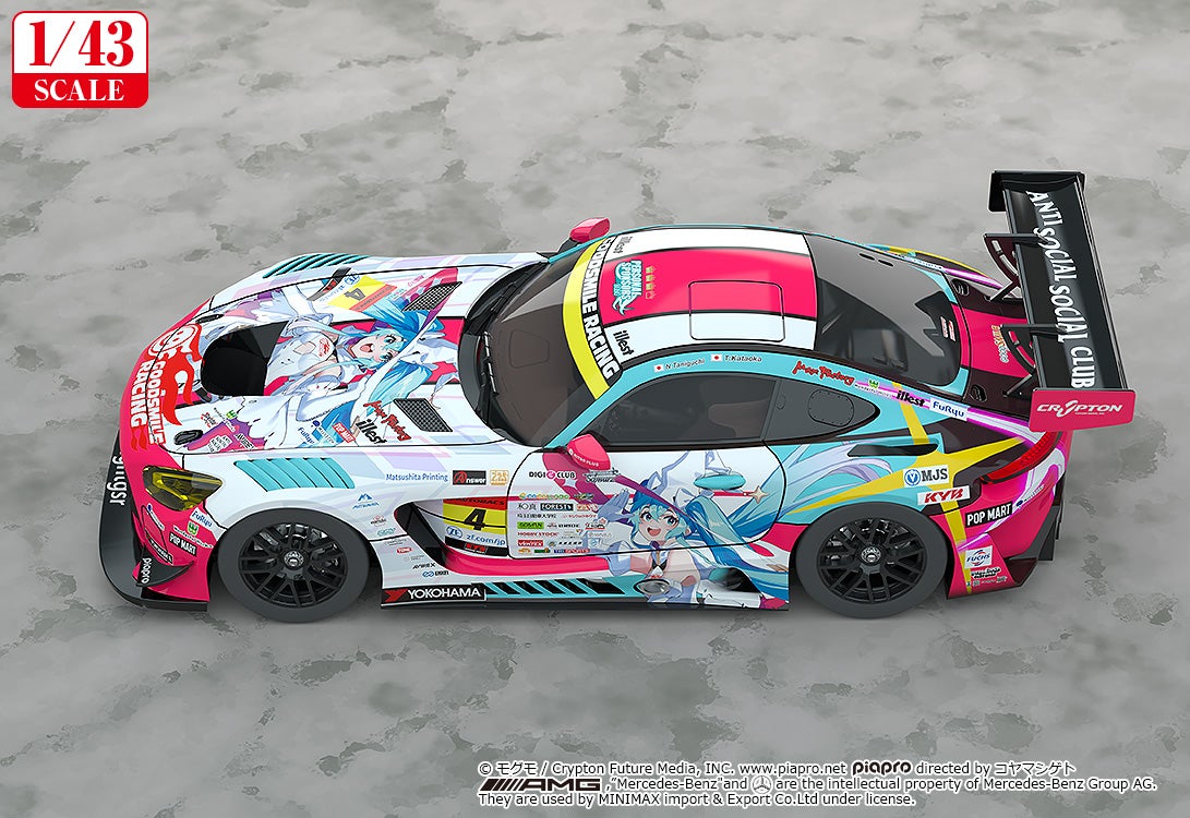 1/43 グッドスマイル 初音ミク AMG 2024 開幕戦Ver.｜グッドスマイル