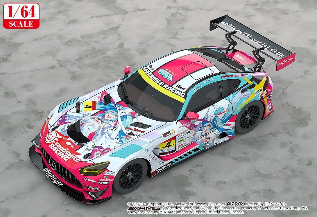1/64 グッドスマイル 初音ミク AMG 2024 開幕戦Ver.｜グッドスマイル