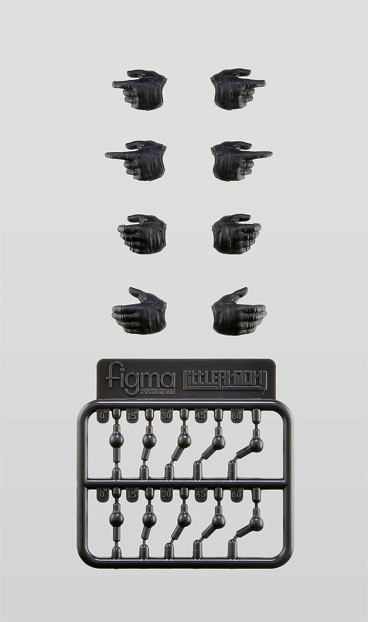 LA-OP18:figma用タクティカルグローブLサイズ(ブラック