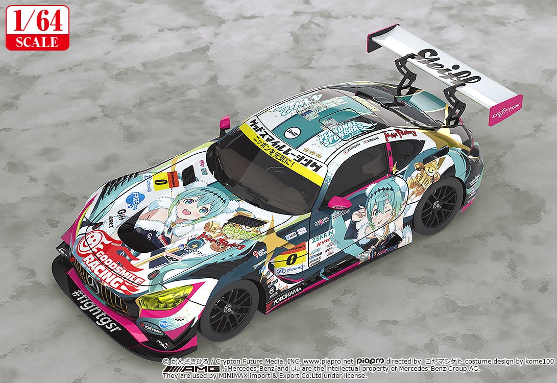 グッドスマイルレーシング　1/64 初音ミク　2018ミニカー 1/64 グッドスマイル 初音ミク AMG 2018 SUPER GT Ver