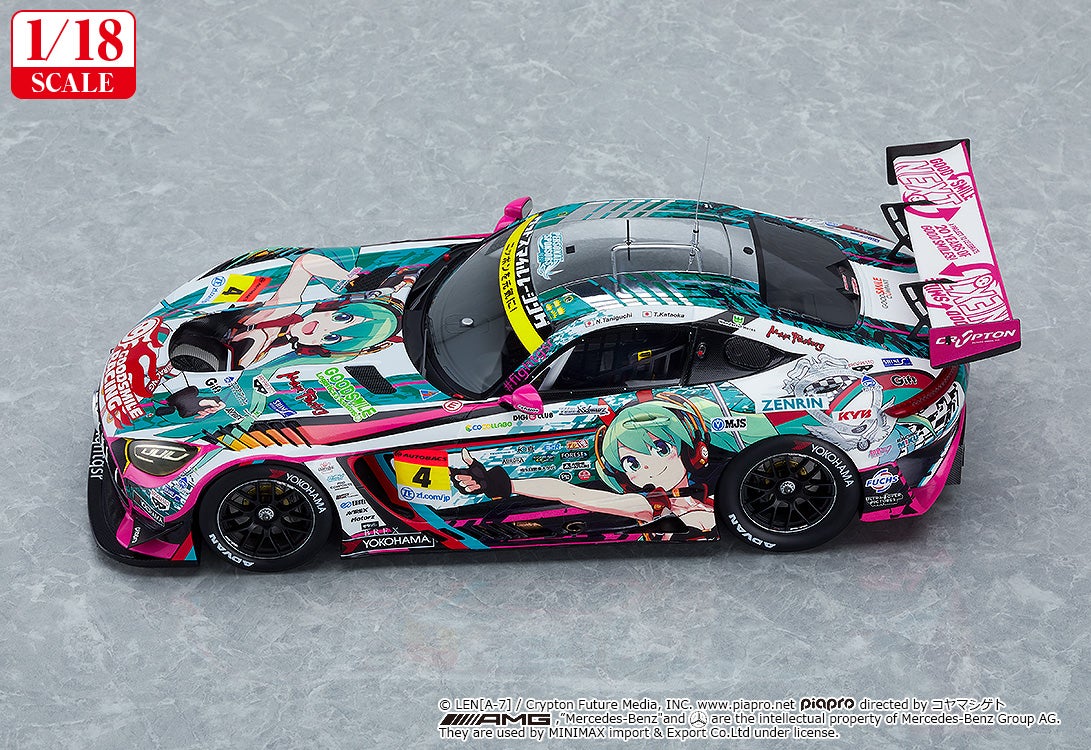 1/18th Scale Good Smile Hatsune Miku AMG 2020 SUPER GT Okayama