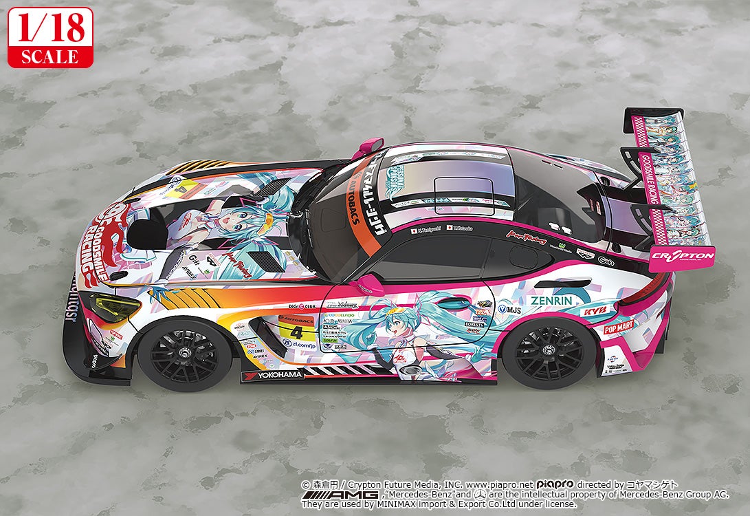 1/18 グッドスマイル 初音ミク AMG 2021 SUPER GT参戦100戦記念 Ver
