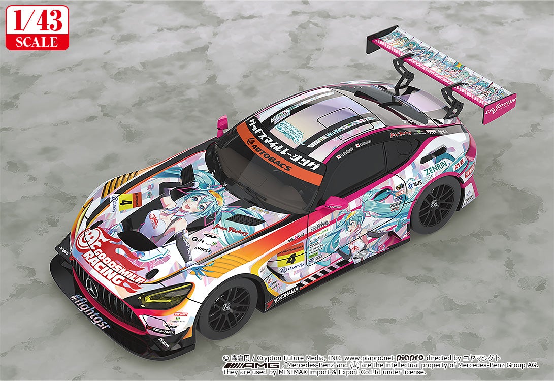 1/43 グッドスマイル 初音ミク AMG 2021 SUPER GT参戦100戦記念Ver