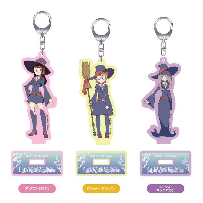 Little Witch Academia Acrylic Keychains with Stand Atsuko Kagari Lotte Jansson Sucy Manbavaran Diana Cavendish Shiny Chariot Little Witch