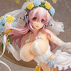 Super Sonico 10th Anniversary Figure Wedding Ver.