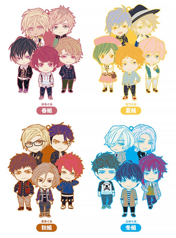 A3! ねんどろいどぷらす ユニットラバーストラップ 春組/夏組/秋