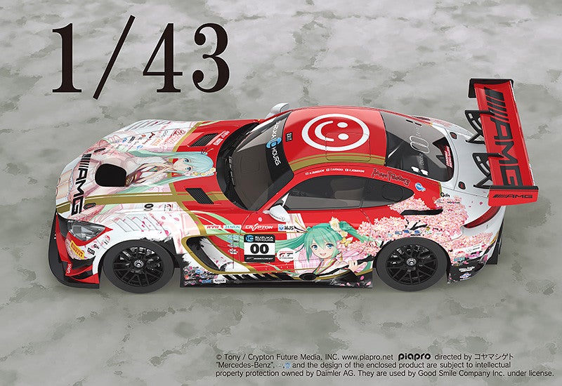 1/43rd Scale Mercedes-AMG Team GOOD SMILE 2018 SUZUKA 10H Ver