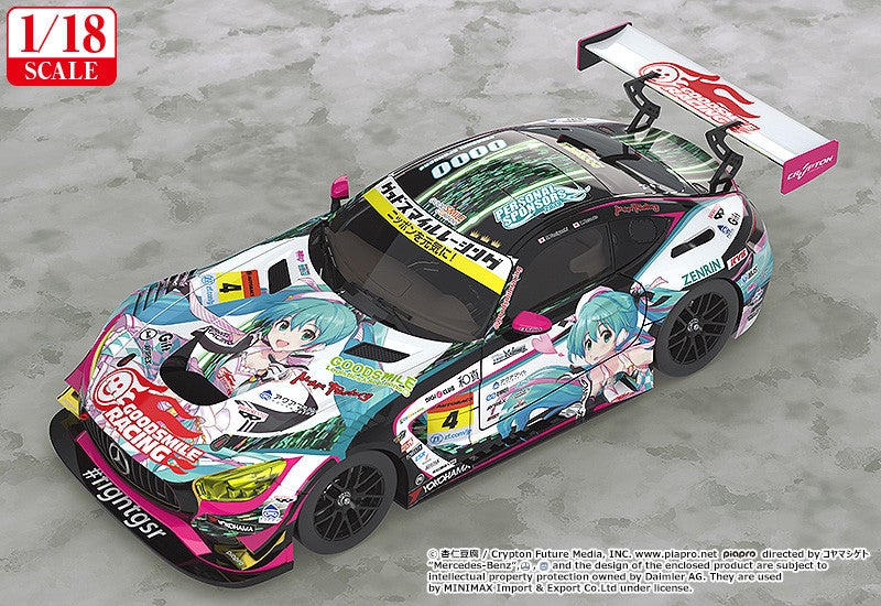 ミニカー GOOD SMILE Hatsune Miku AMG 2018 1/18th Scale Good Smile Hatsune Miku AMG: 2018 Final Race