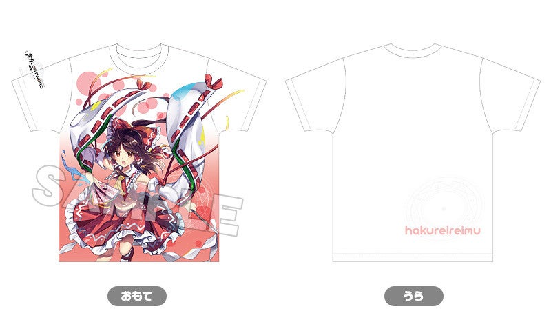 東方LostWord フルグラフィック Tシャツ 博麗霊夢/霧雨魔理沙：東方LOSTWORD フルグラフィック Tシャツ 博麗霊夢