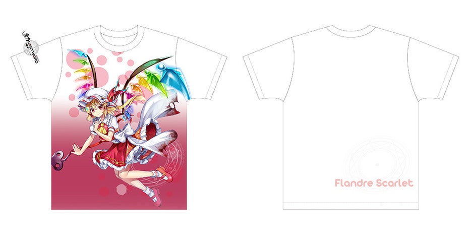 東方LostWord フルグラフィック Tシャツ フランドール 東方LostWord フルグラフィック Tシャツ フランドール