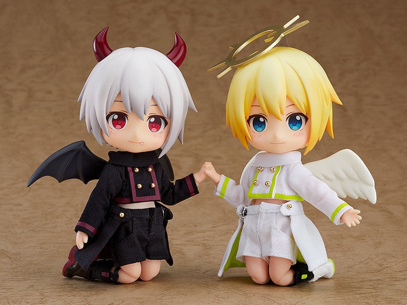 ねんどろいどどーる おようふくセット 悪魔 服 衣装 デビル 羽 靴 角 ブーツ ねんどろいどどーる おようふくセット 悪魔 服 衣装 デビル 羽
