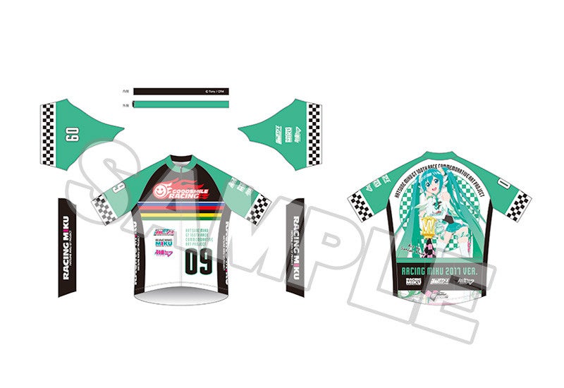初音ミク GT参戦100戦記念 オムニバスアート サイクルジャージ