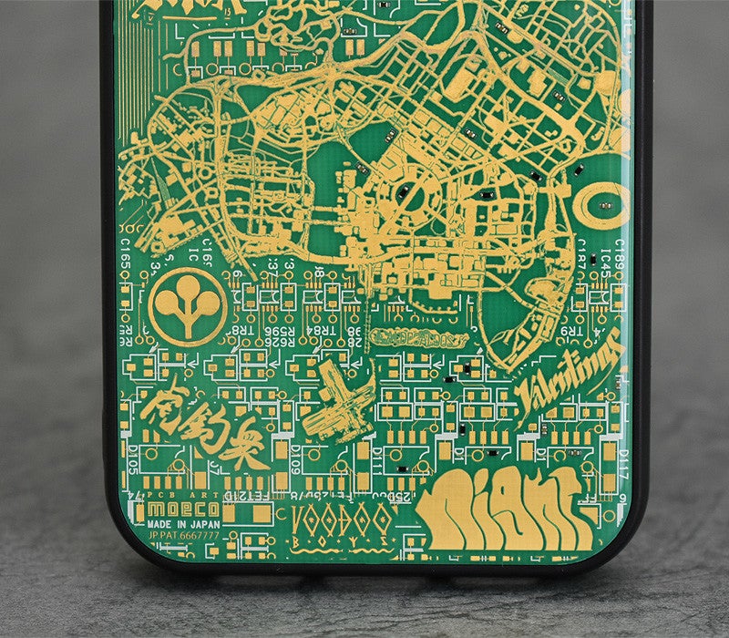 Cyberpunk 2077 Circuit Board iPhone 12 Pro Max Case by PCB ART