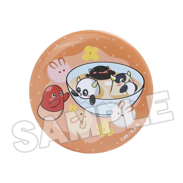 【送料込】 はたらく細胞 ブリキ缶バッジ 赤血球/白血球/血小板リーダー ピンズ・ピンバッジ・缶バッジ