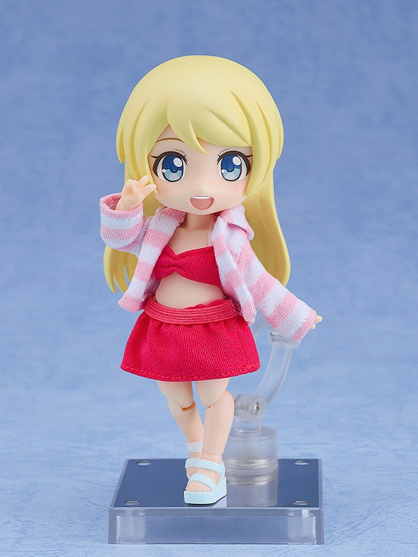 Nendoroid Doll Outfit Set: Swimsuit - Girl (Red/Light Blue