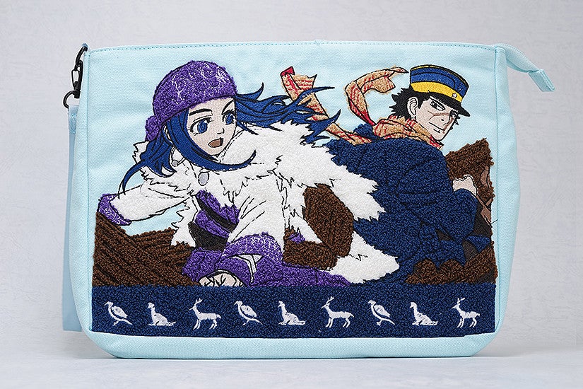 ゴールデンカムイ 相良刺繍ハンドバッグ 杉元とアシㇼパ/尾形