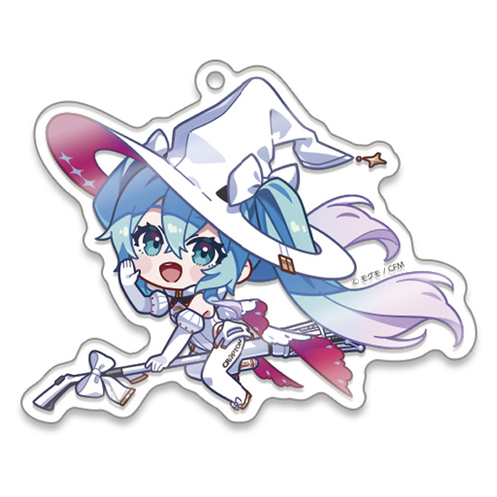 ちょこぷに アクリルキーホルダー レーシングミク 2024Ver. キービジュアルサイド