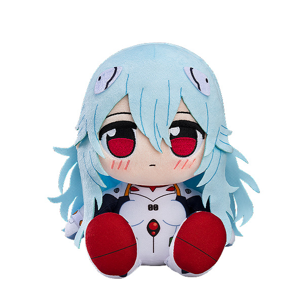くりぱん ぬいぐるみ 綾波 レイ ロング（ロングヘア：白プラグスーツ）