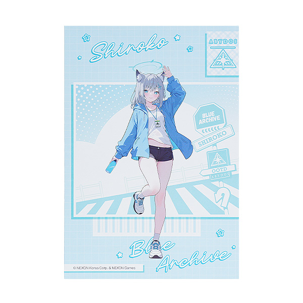 Blue Archive Holiday Saunter Series Signature Board (SHIROKO)